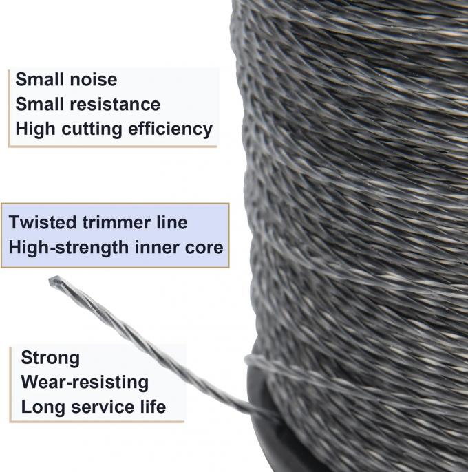 2.4mm2.7mm3.0mm3.5mm電動工具 庭園部品 芝刈り機ライン 2kg スポール パーソナライズされたサポートOEM 2