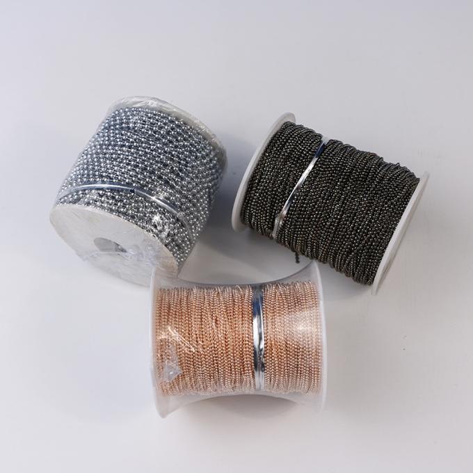 卸売 ローラーシェード コンポーネント 4.5*6mm ローラーブラインドボールチェーン ブラインド用の金属のビーズチェーン 5