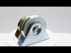 ホテル / ホーム V グルーブ ゲート ホール スライディング ドア ローラー カラー 亜鉛 塗装 鉄輪