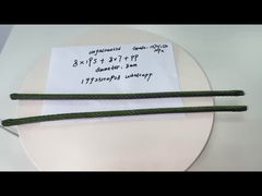 7x19 構造線でステンレス鋼ケーブルの1/4 カーブ 断裂張力600lb