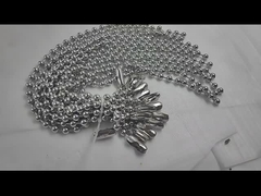 シンプル・フィニッシュ ステンレス・スティール・ボール・チェーン 珠帯・ベルト・チェーン 宝石製造用品