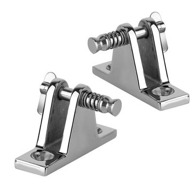 良い価格 316 ステンレス鋼 ビミニ トップデッキ ヒンジ ボートアクセサリーカバーのための海上ハードウェア オンライン