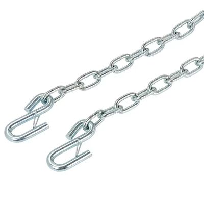 購入 48kN トレーラー 安全チェーン Sフック 0.25 インチ 直径 非標準 online manufacture