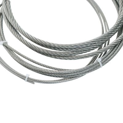 購入 8mm 鋼鉄のロープは,冷たい方向性鋼鉄の標準からホットDIP 6X7 FC 6X7 IWS online manufacture