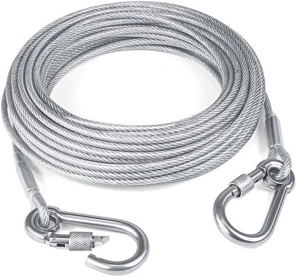 購入 ダブルバックル 鋼ケーブル 犬のリード online manufacture