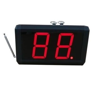購入 300-500m 範囲 ABS プラスチック 2桁ディスプレイ 制御ボタン付き無線ベルシステム online manufacture
