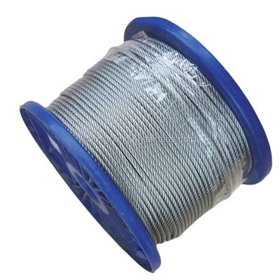 購入 45 /60 /70 高炭素鋼 鉄筋機用ワイヤロープ 1/8 
