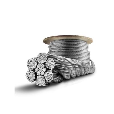 購入 8mm 10mm 12mm 14mm 14mm 20mm 振動式鋼鉄線ロープ/ケーブル 張力強さ1570Mpa-2160Mpa のスポール内での持ち上げ用 online manufacture