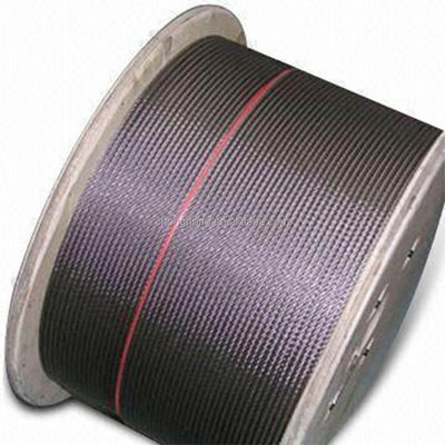 購入 12mm スチールケーブルロープワイヤー 6x19 IWRCステンレススチールワイヤロープ T/S 1570Mpa 1000mtrsをプレフォームされた複合板ロールで梱包 online manufacture