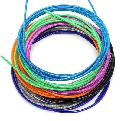 購入 1*7/7*7/1*19/7*19 構造 衣料品用用PVCコーティング付 鋼鉄線ロープ AiSi標準 online manufacture