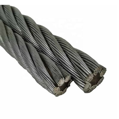 購入 6X19 FC スチールワイヤーケーブル 折りたたみ処理要件のための編み込みのロープ online manufacture