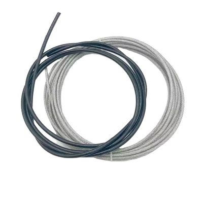 良い価格 ステンレス・スチール・ガルバニズ・ 1~16mm PVC/NYLON/PU ステンダード AiSi を付いたステンレス・スチール・ロープ オンライン