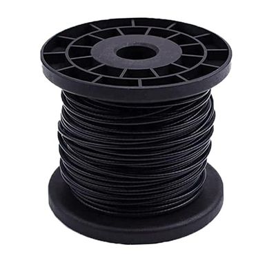 購入 鋼筋ケーブルロープ PVCコーティング 鋼筋ケーブル 1/8