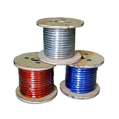 購入 PVC/PP/PE/PA コーティングステンレス鋼ロープ 6X7 FC/6X7 IWS 1/32' 3/64' 1/16' 3/32' 1/8' 5/32' 3/16' 1/4' 5/16 online manufacture