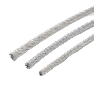 7*1 折りたたみ PVC コーティング 鋼鉄用航空用ケーブル 鋼鉄線ロープ 折りたたみ加工サービス 1x7 1/4