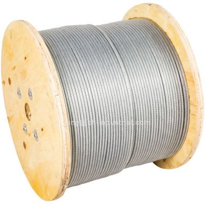購入 鋼鉄線ロープ3.97mm MIL-DTL-83420 7x19 5/32