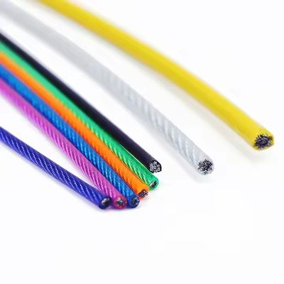 購入 7*7 建設 PVC コーティング 鋼鉄線索 3.0mm 高炭素色合せ その他加工サービス online manufacture
