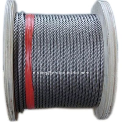 購入 6x12 7FCワイヤロープ 8mm 硬い条件のための鋼鉄ロープ online manufacture