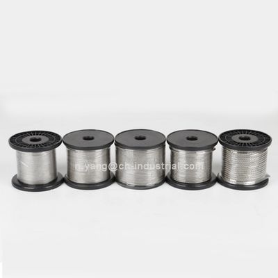 購入 高耐腐食性およびC含有量0.08% 7x19 1.8mm 不同金属ケーブル用ステンレス鋼鉄ワイヤロープ online manufacture