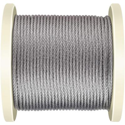 購入 3/16インチ 鋼鉄ワイヤロープ 1x19 7x7 7x19 デッキレインキット用 online manufacture