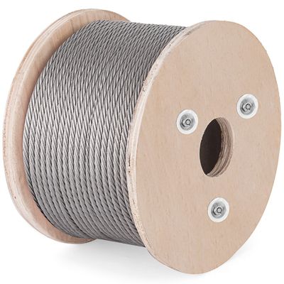 購入 3/16インチ 鋼鉄ワイヤロープ 1x19 7x7 7x19 デッキレインキット用 online manufacture