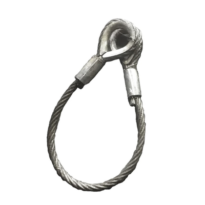 良い価格 Galvanized Crane Wire Rope 6*26 6*37 Lifting Slings Loop Handling Slings for Boat オンライン