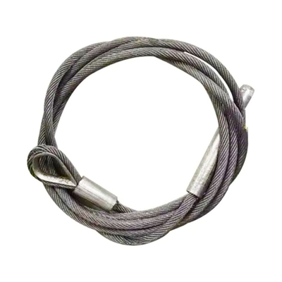 良い価格 6X36WS-IWRC Core GSWR Galvanized Steel Wire Rope Lifting Sling with Thimble on Both Ends オンライン