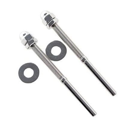 良い価格 磨き316ステンレス鋼ケーブルレインリング スワージ スレッドストッド 緊張端 固定ターミナル ハンドリル オンライン