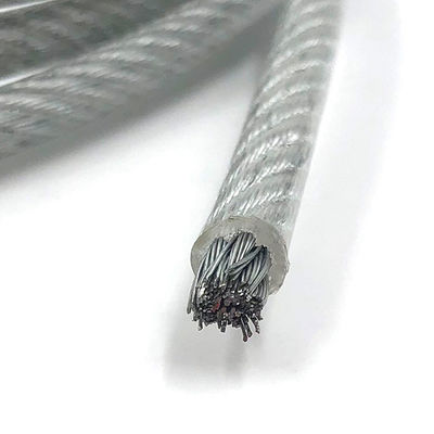 良い価格 7x7 PVCコーティング 繊維用鋼鉄ロープ 特殊冷却鋼 オンライン