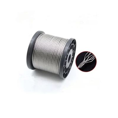 良い価格 1x12 7x7 7x19 4mm 5mm 6mm 8mm 10mm A2 A4 304 316 航空機ステンレス鋼鉄ロープ オンライン