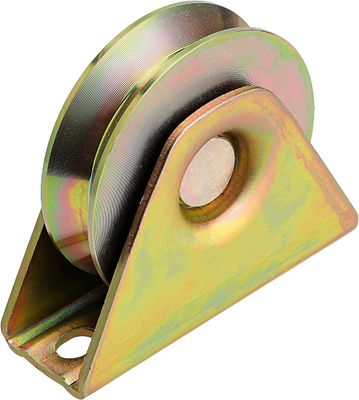 V 形 溝 ゲート ホイール 色 亜鉛 塗装 鋼 ポリ スライディング ゲート ホイール ローラー ドア アクセサリー