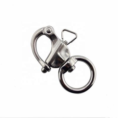 良い価格 DEE SHACKLES 欧州型316ステンレス鋼 旋回型丸目 速解スナップシャックル オンライン