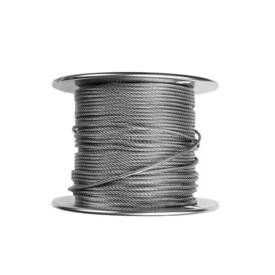 良い価格 20mm 鉄筋電鉄ロープ カーボン鋼 6 x 19 級 鉄筋電鉄ケーブル オンライン