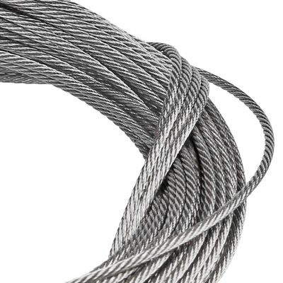 良い価格 産業用 AISI 304 7x7 3mm 不鋼鉄ワイヤロープ 耐熱性 オンライン