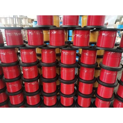 良い価格 直径 5/32 インチから 7/16 インチ 炭素鋼級 PVC コーティング 鋼鉄ワイヤロープワイヤ 直接購入 オンライン
