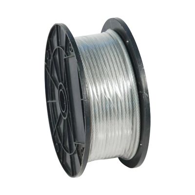 良い価格 柔らかい釣り衣類用のPVCコーティング付きのガルバン化7X7ステンレス鋼鉄ワイヤロープ トラクションコーティングケーブル オンライン