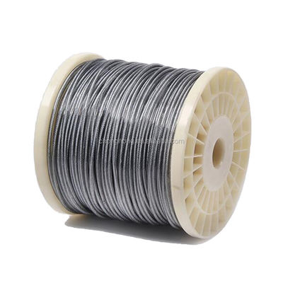 良い価格 非合金 2mm 6x7 透明な PVC コーティング 鋼鉄線ロープ オンライン