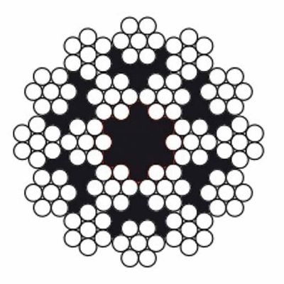 良い価格 硬い条件下での耐久性と長続き性のために,ガルバン化ワイヤロープ18x7 オンライン