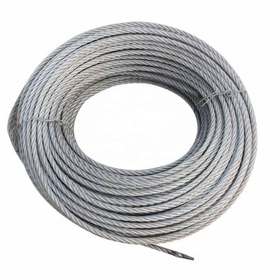 良い価格 7X19 1.5mm 鉄鋼鉄線ロープ 建築材料 合金以外の柔軟性 オンライン