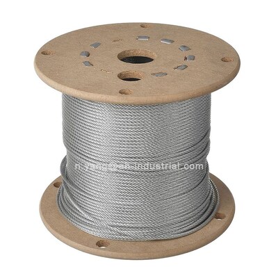 良い価格 19x7 構造 10mm 直径 ガルバネス 鉄鋼線ロープ ± 1% 許容度 オンライン