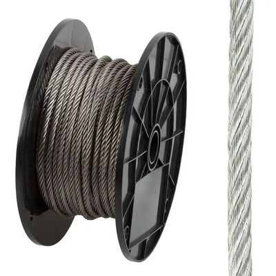 良い価格 Steel Core AISI304 AISI316 Stainless Steel Wire Rope for Other Processing Service イノックスケーブル ss304 ss316 航空機ケーブル オンライン