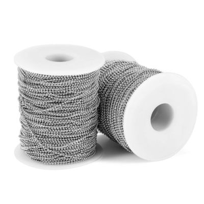 磨いたステンレス鋼のビーズチェーン ネックレスボールチェーン 宝石 金属のビーズボールチェーン