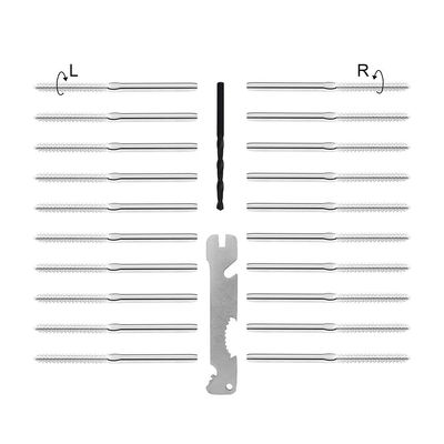 良い価格 3/16インチケーブル付きの316ステンレス鋼ケーブルレインディングハードウェア DIYデッキプロジェクトのための防水・耐腐・スワージ・ラグ・スタッド オンライン