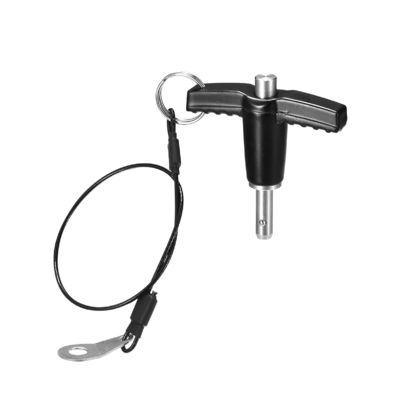 良い価格 T 耐久的で安全なボールロックのためのプッシュボタンを持つ迅速リリースピンハンドル オンライン