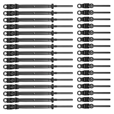 良い価格 調整可能なスレッドと角度ベース付きの重用黒いケーブルレインリングキット オンライン