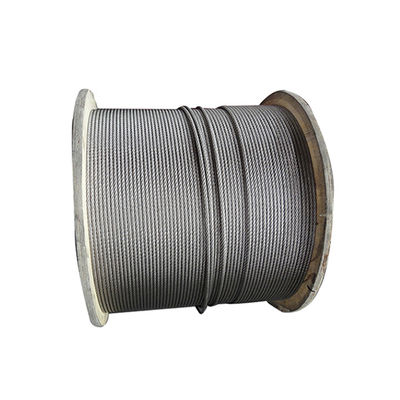 良い価格 8.6mm 熱浸した鋼鉄鉄線ロープ 鉄鋼の建設用 オンライン