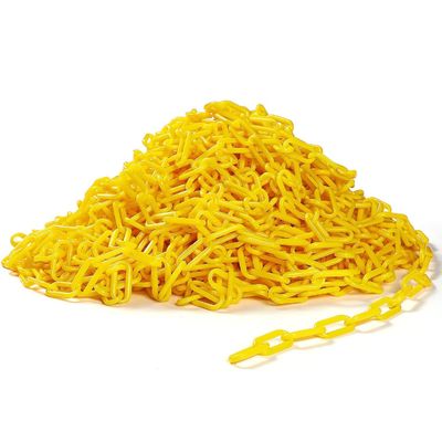 良い価格 200Ft PE素材 道路安全障壁のためのカスタマイズ可能なサイズのプラスチックチェーン オンライン