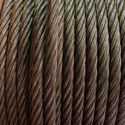 良い価格 鋼鉄ワイヤロープ 6x19 柔軟な直径 3/16' 鋼鉄ワイヤロープ 船舶用 オンライン