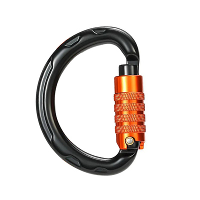 良い価格 卸売 20kN アウトドア カラビナ クリップ カスタムロゴ＆カラー アルミニウム ロック ラウンド型 オートロック カラビナ オンライン
