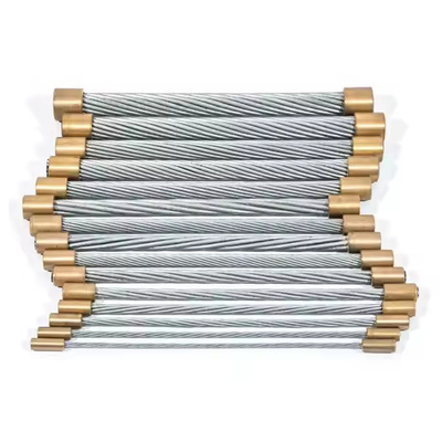 良い価格 AISI 7/32 SWG 7/1.83mm 亜鉛メッキ炭素鋼撚り線 支線/ガイワイヤー (曲げ加工サービス付き) オンライン